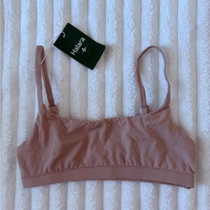 NWT HALARA Tan Sports Bra
